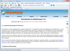 Скачать браузер SlimBrowser 7.00.115 бесплатно