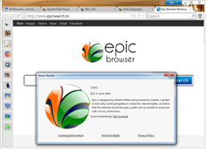 Скачать браузер Epic Browser 1.9.9.1 бесплатно